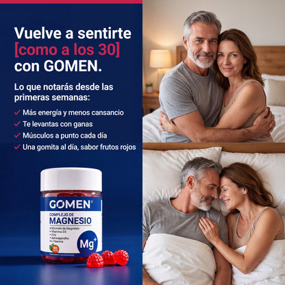 GOMEN® - Recupera tu fuego. Vuelve a sentirte como a los 30.