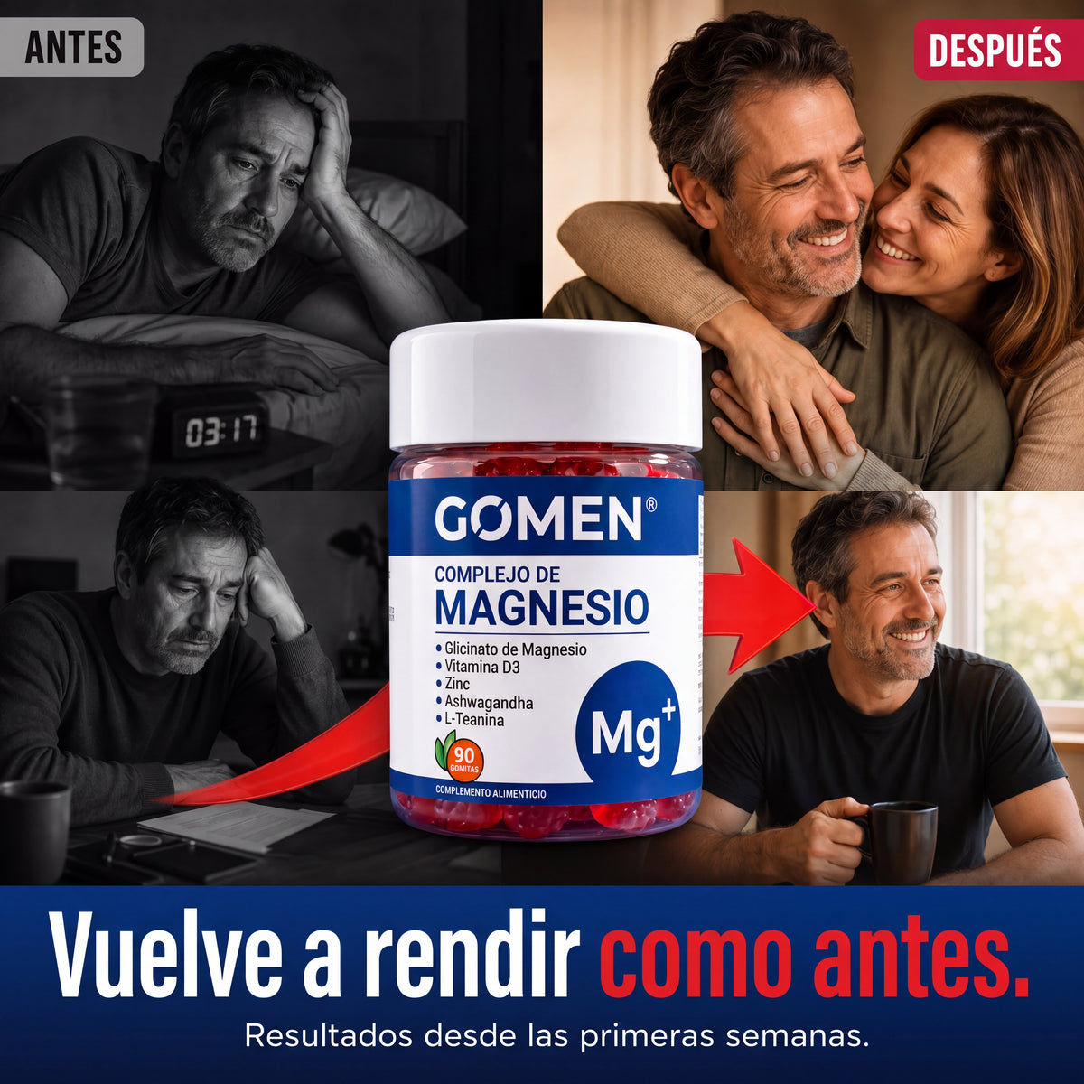 GOMEN® - Recupera tu fuego. Vuelve a sentirte como a los 30.